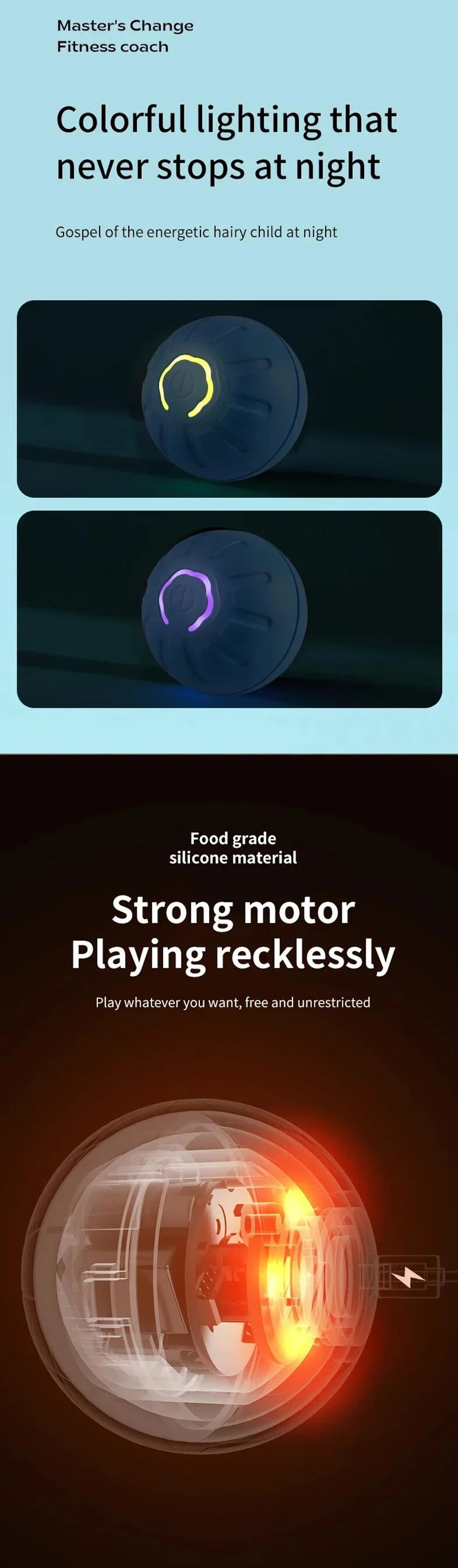 Smart Bouncing Ball – Automatic Interactive Pet Toy