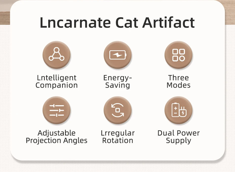Smart LED Laser Cat Toy – Automatic Interactive Teaser