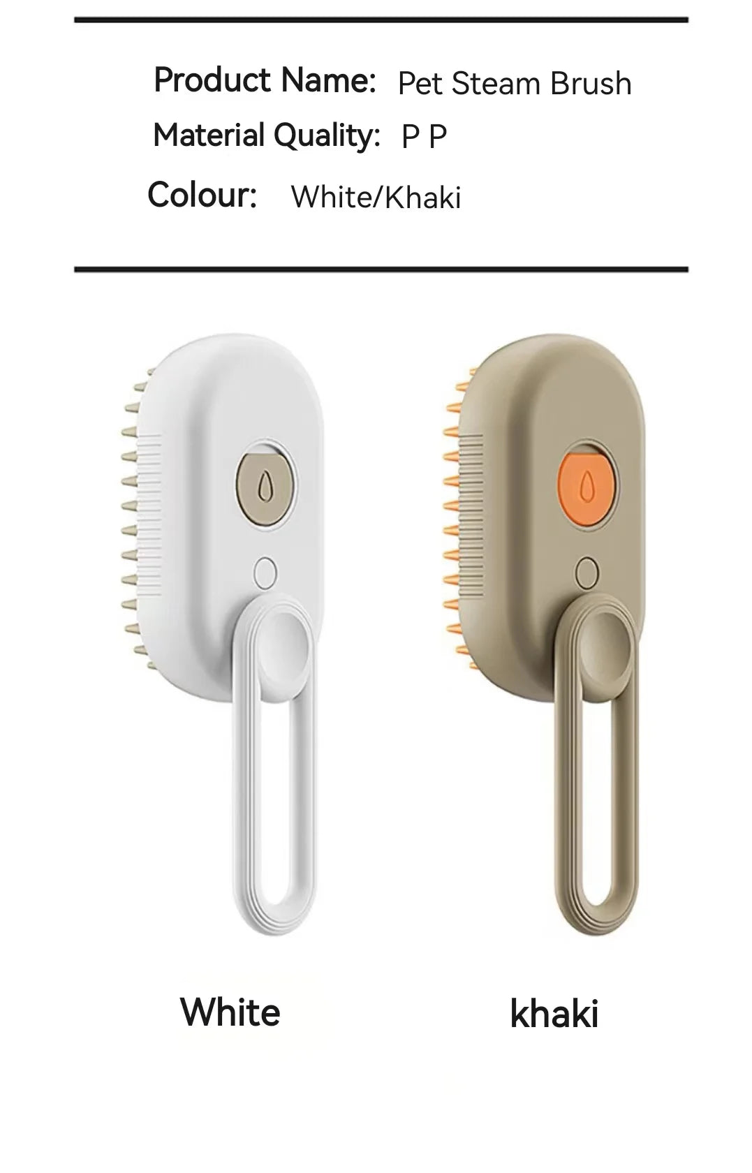 3-in-1 Electric Pet Grooming Brush – Steam, Massage & Hair Removal for Cats & Dogs