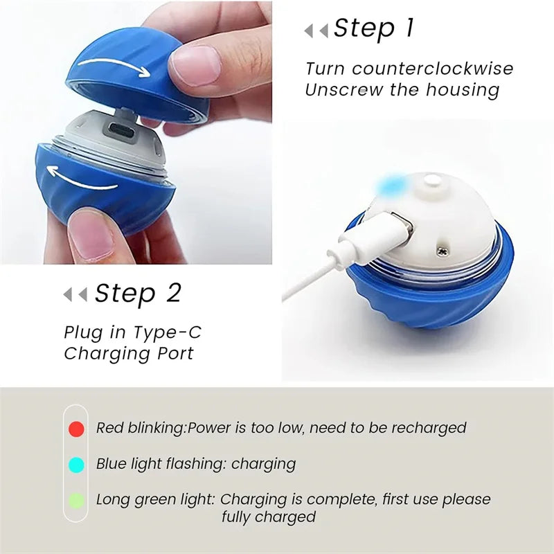 Smart Bouncing Ball – Automatic Interactive Pet Toy