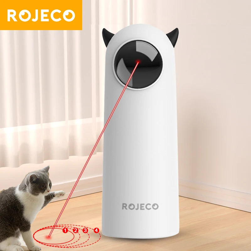 Smart LED Laser Cat Toy – Automatic Interactive Teaser